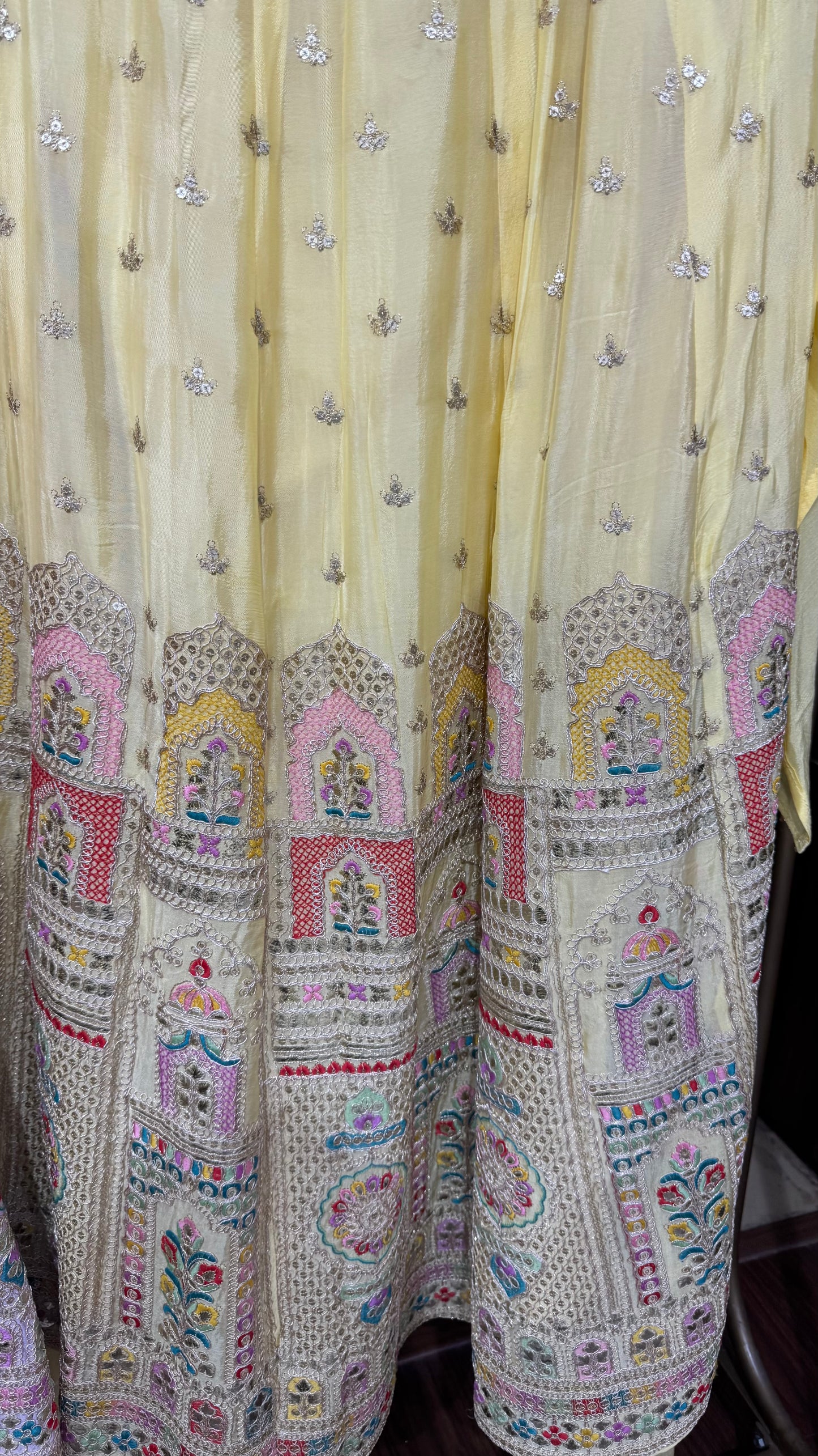 Elyzara (Chinnon Semi-Stitched Sharara Suit)