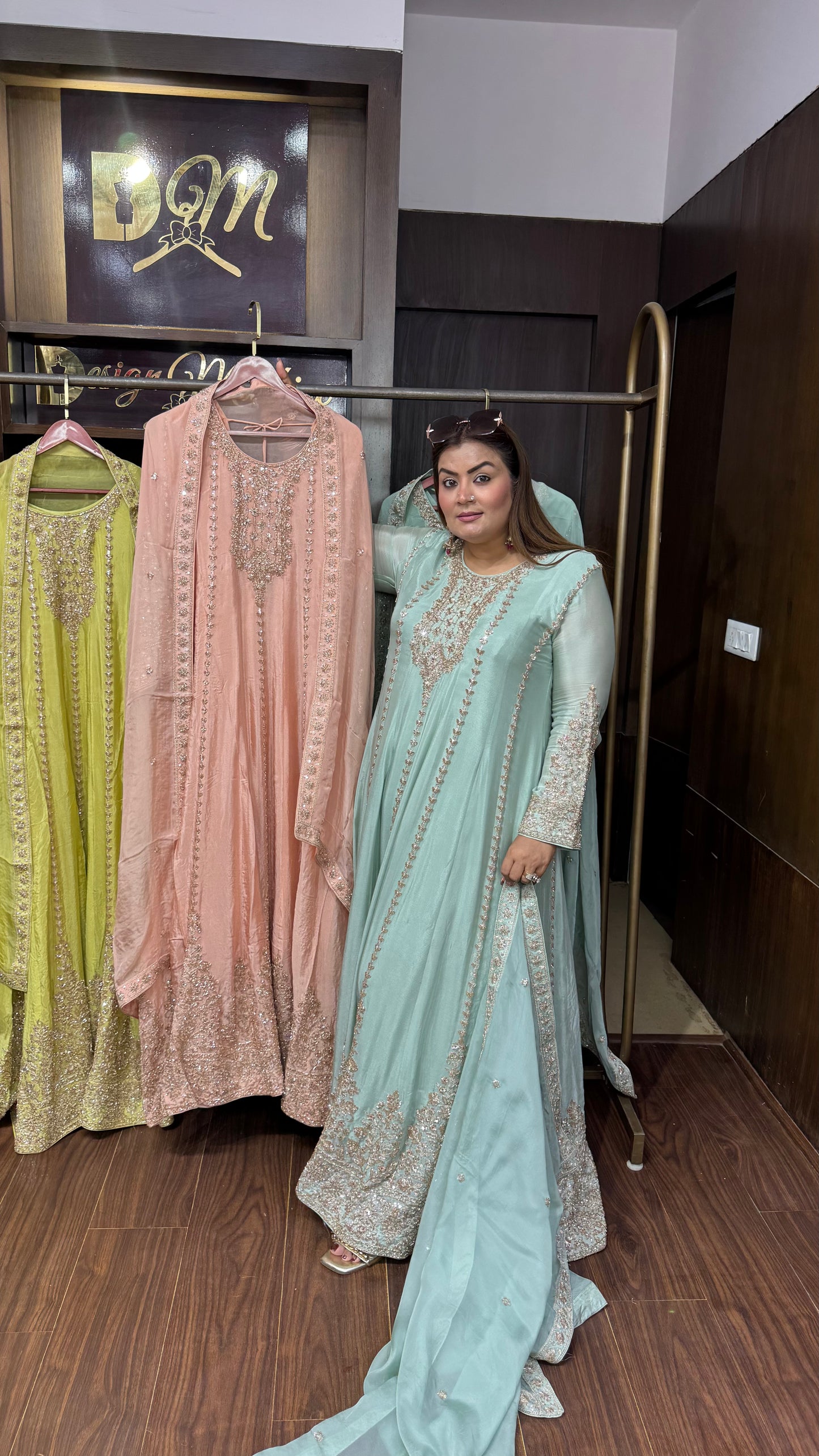 Inaya Pure Chunon Anarkali Suit