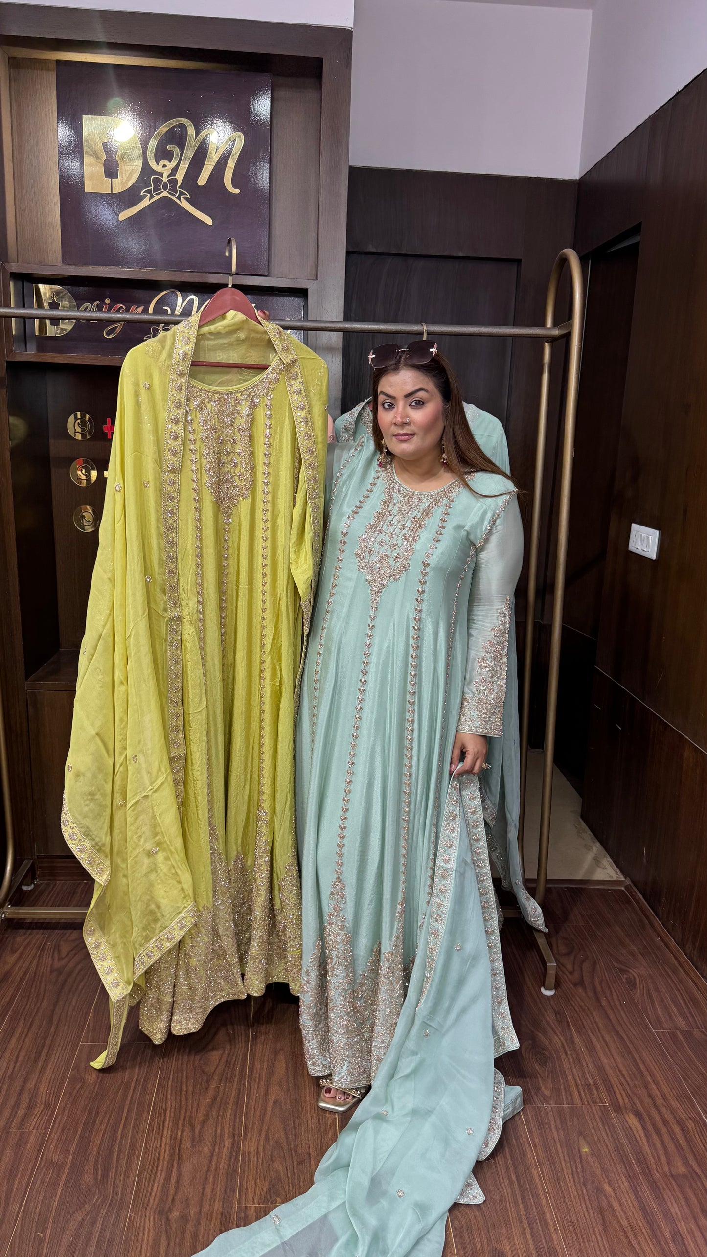 Inaya Pure Chunon Anarkali Suit
