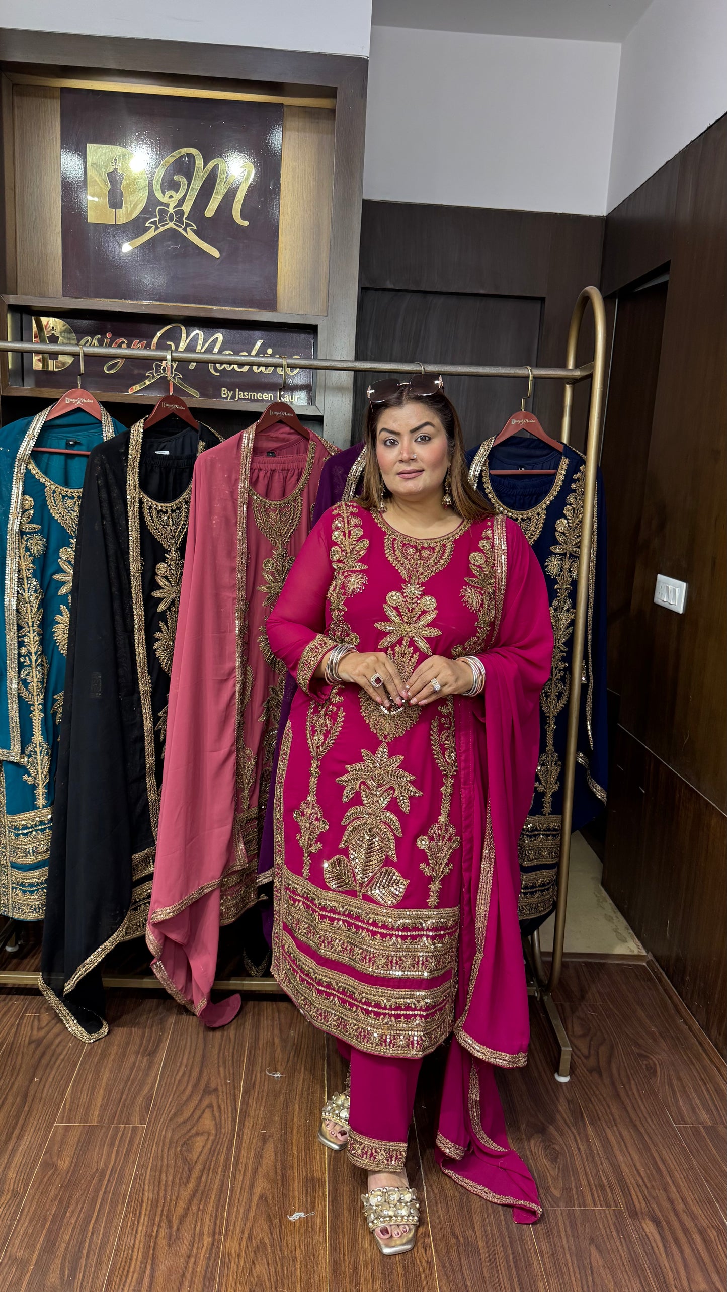 Aafreen Glass Tissue Pakistani Suit