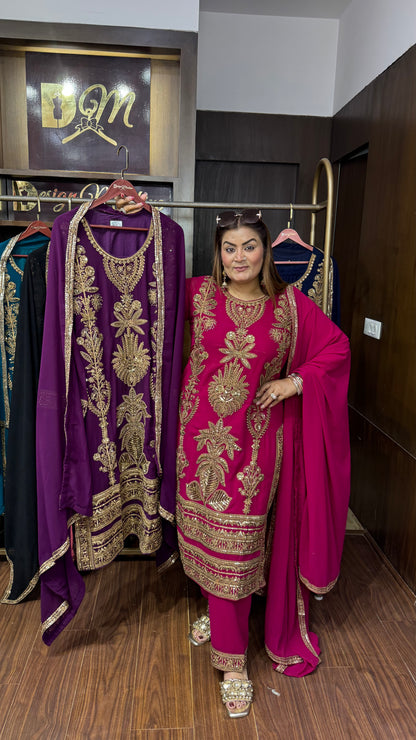 Aafreen Glass Tissue Pakistani Suit
