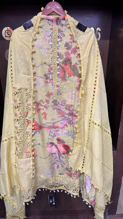 Asmira (Cotton Unstitch Suit)