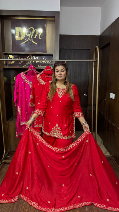 Aarya Gajji Silk Suit