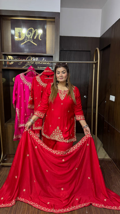 Aarya Gajji Silk Suit