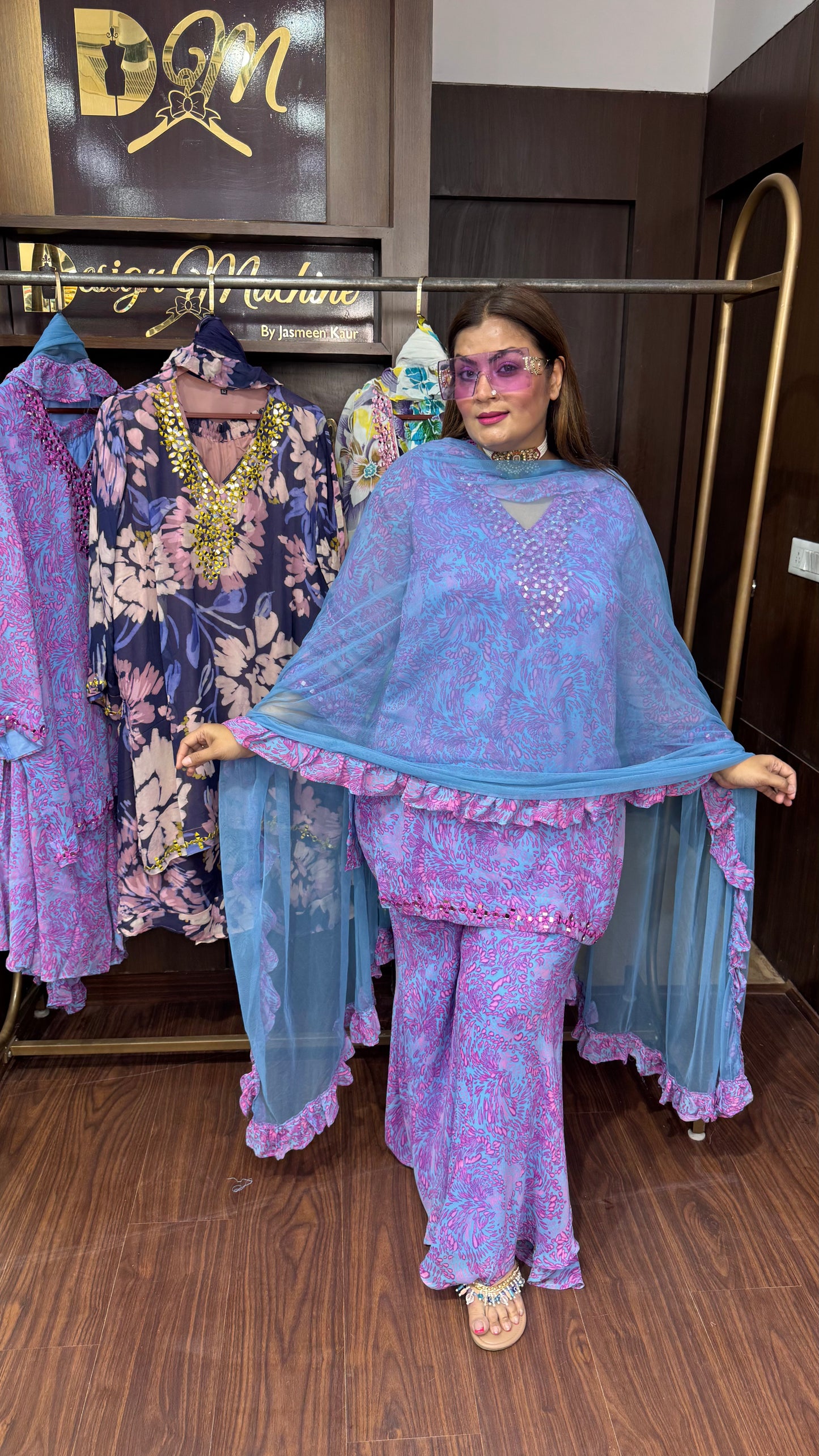 Zanira (Georgette Sharara Suit)