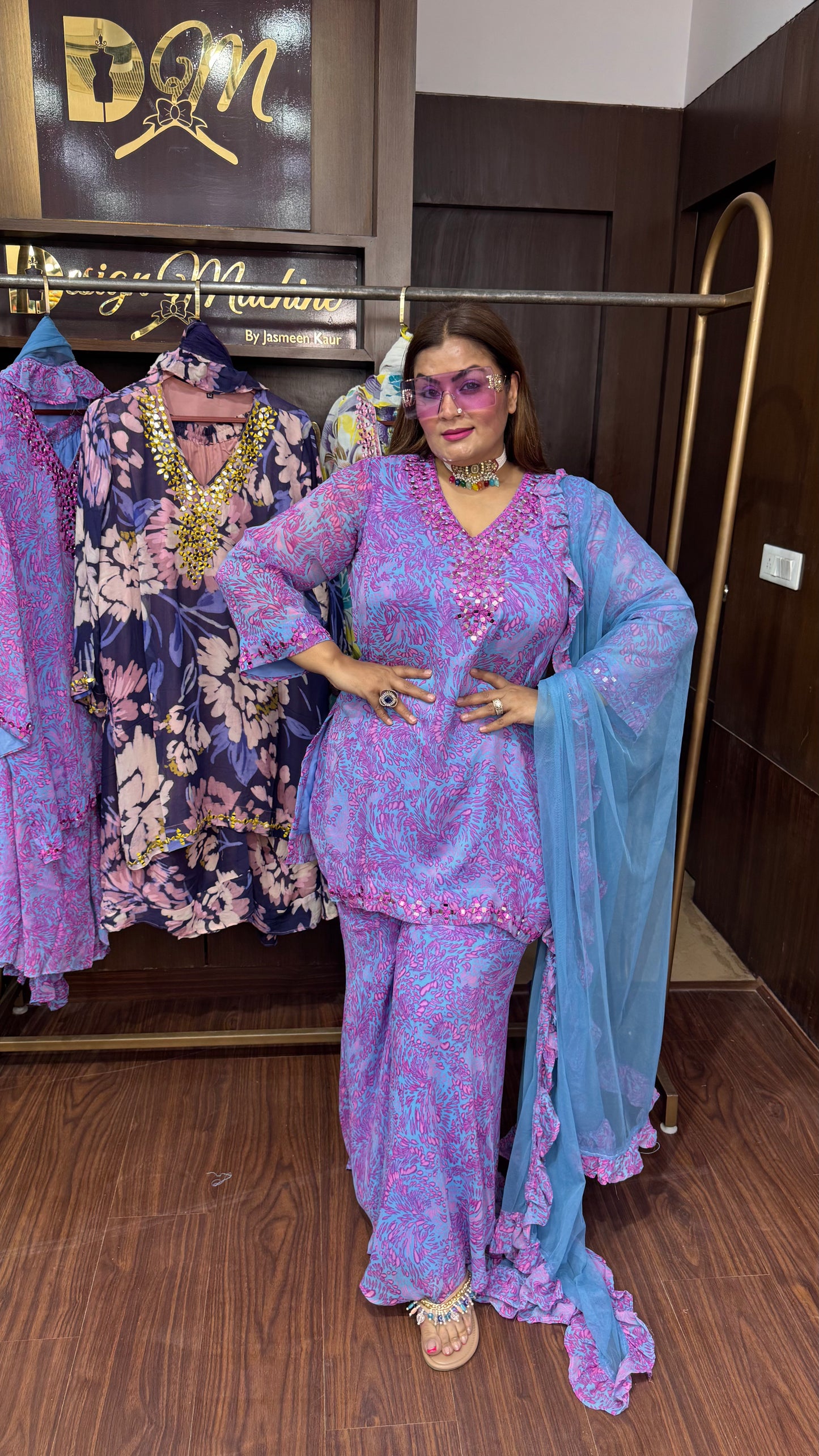 Zanira (Georgette Sharara Suit)