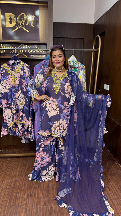 Zanira (Georgette Sharara Suit)