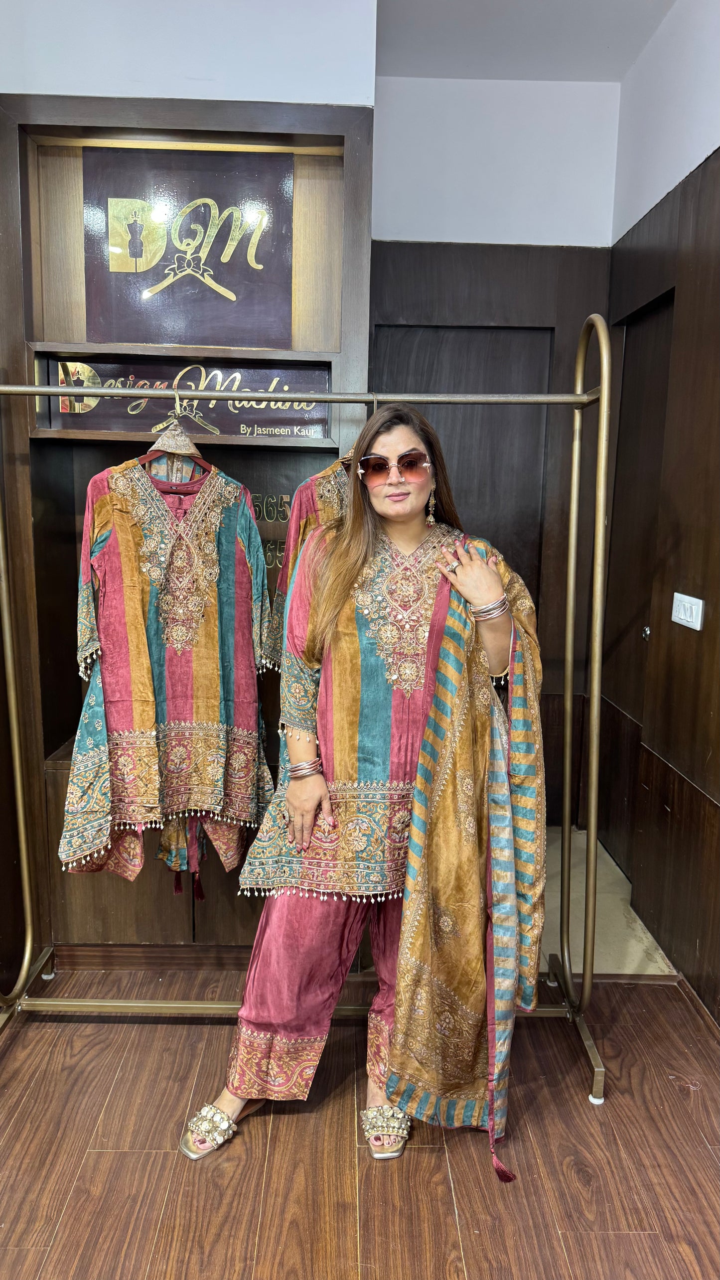 Nyra Pure Crepe Suit