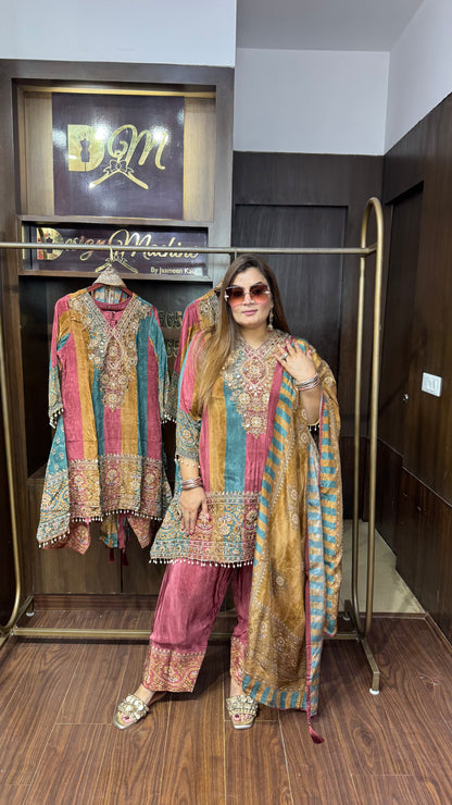 Nyra Pure Crepe Suit