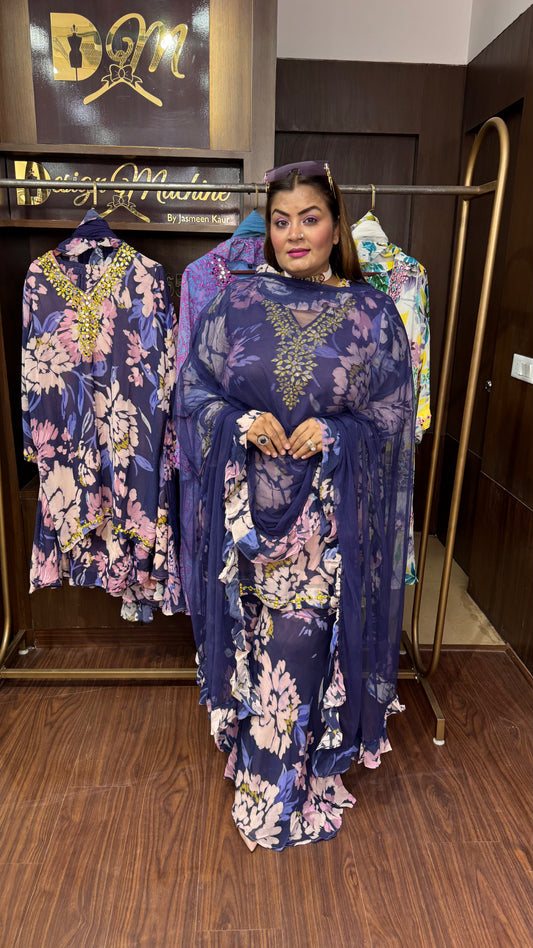 Zanira (Georgette Sharara Suit)