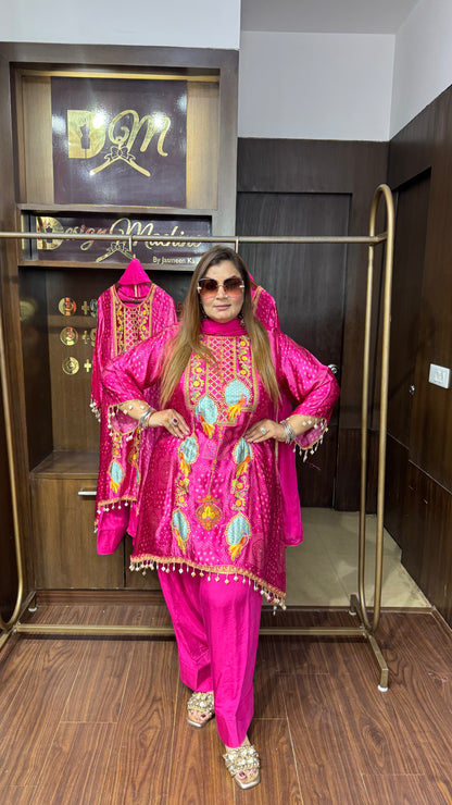 Meher Gajji Silk Suit