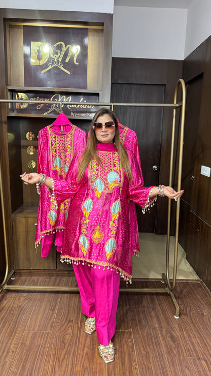 Meher Gajji Silk Suit