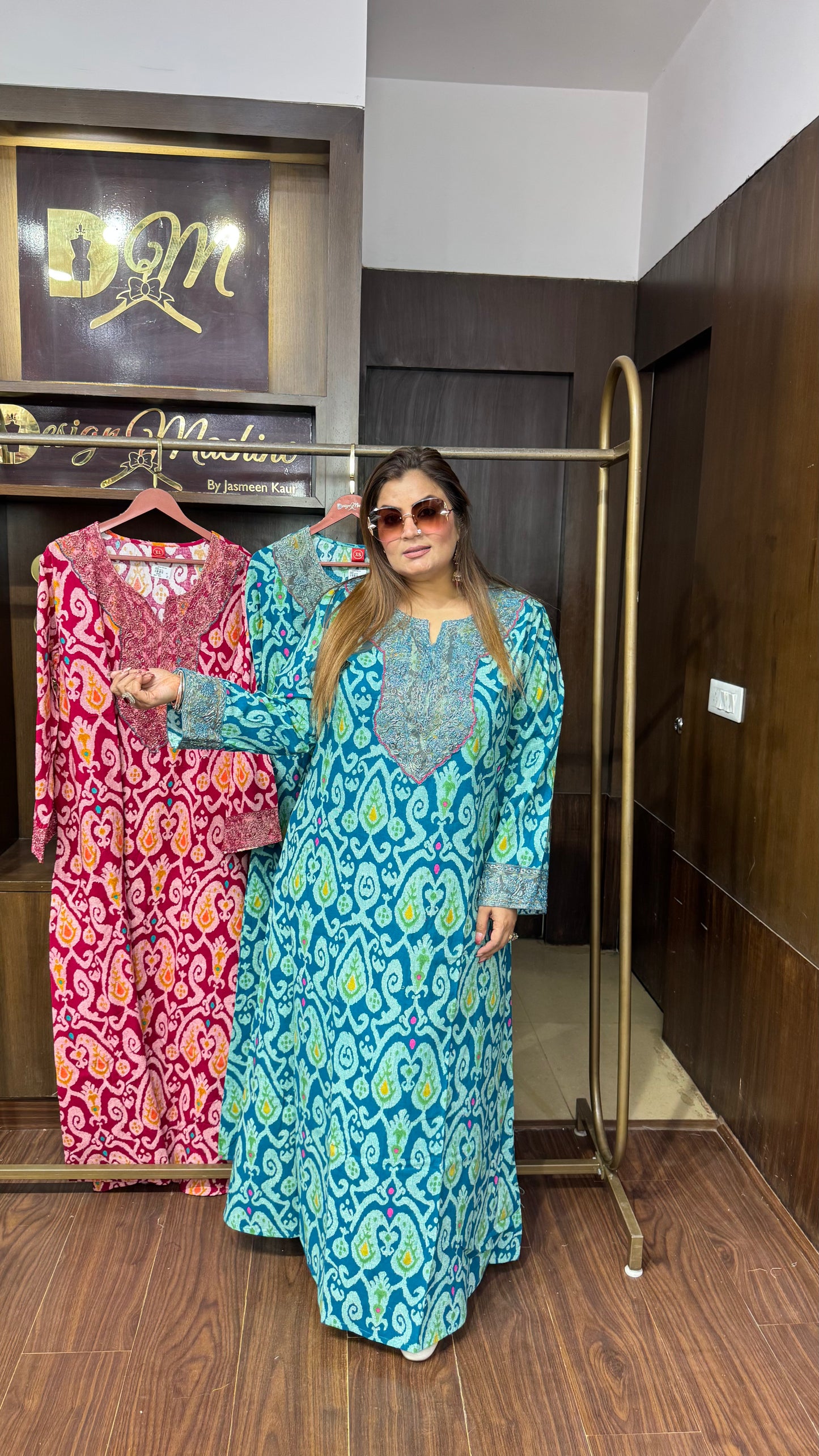 Mahira Gajji Silk Phiran Dress