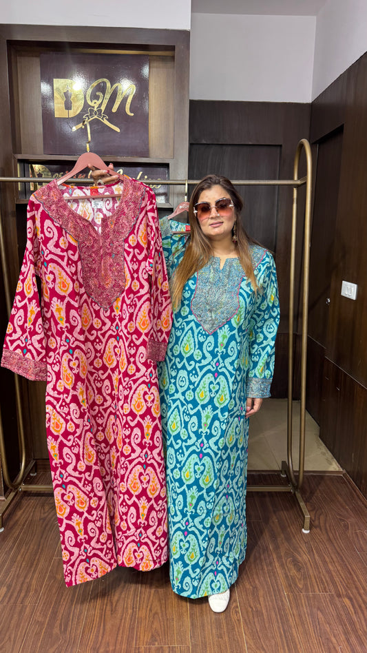 Mahira Gajji Silk Phiran Dress