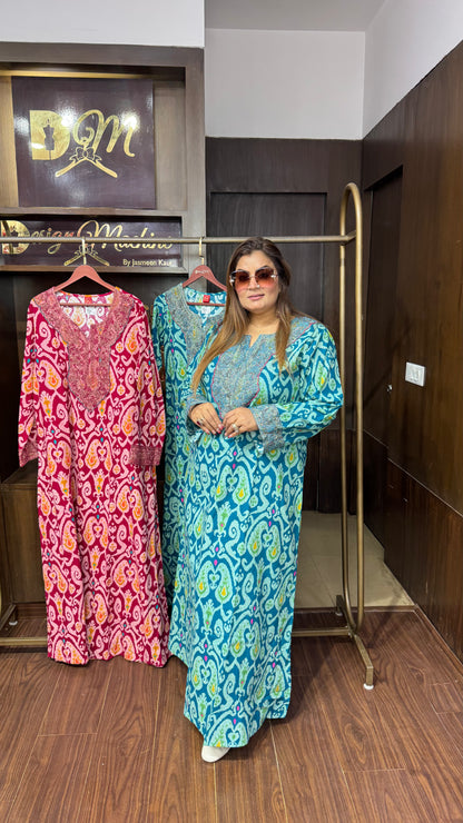 Mahira Gajji Silk Phiran Dress