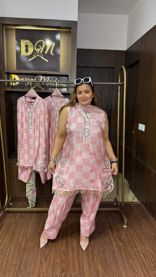 Elyviana (Masleen Cotton Farshi Salwar Suit)