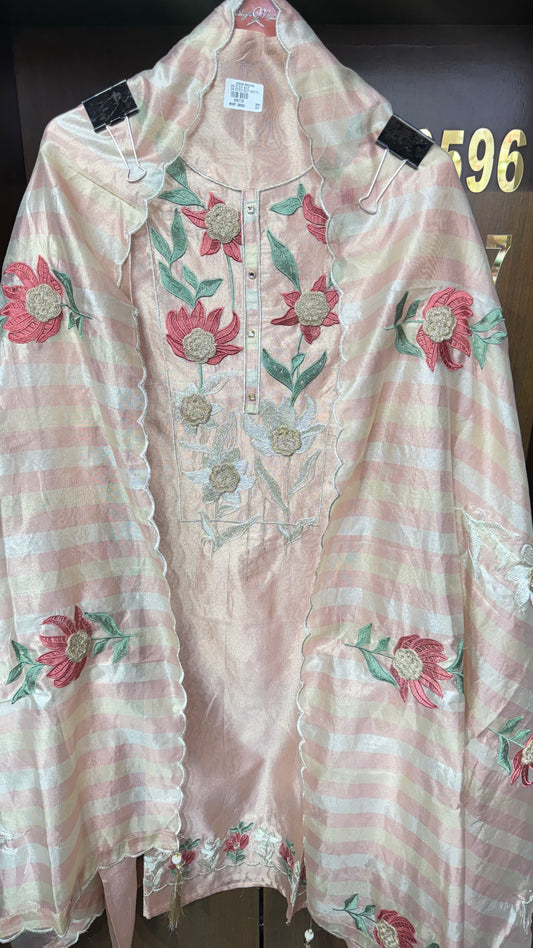 Aurelia Pure Glass Tissue Unstitched Suit