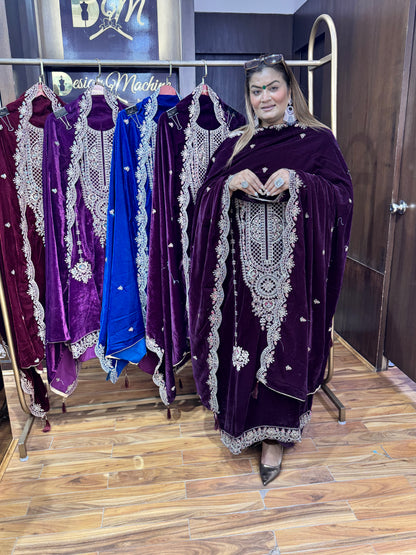 Saanvi Royal Velvet (Suit)