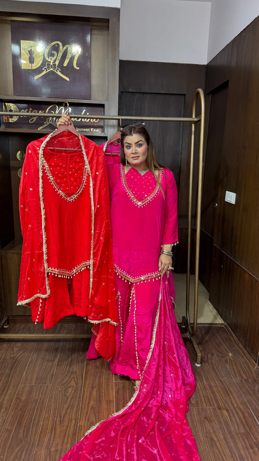 Aarini Pure Crepe Suit