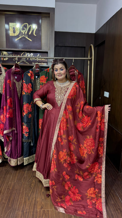 Cotton Silk (Anarkali Suit)
