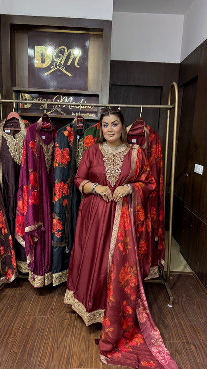 Cotton Silk (Anarkali Suit)
