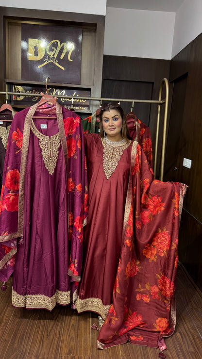 Cotton Silk (Anarkali Suit)