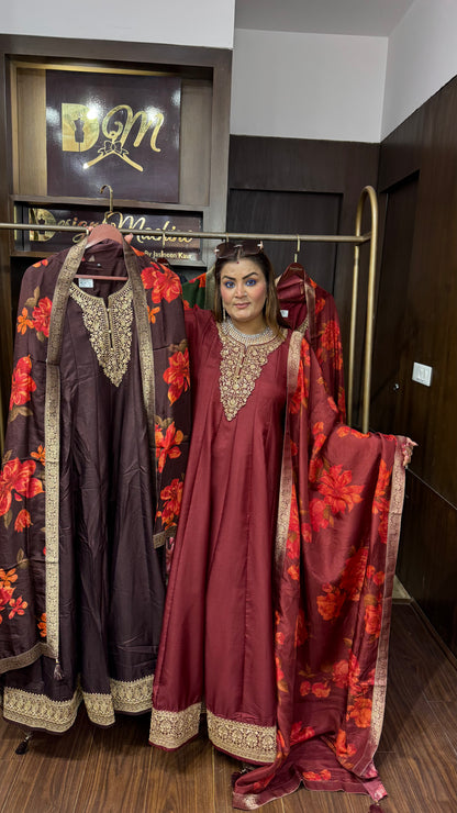 Cotton Silk (Anarkali Suit)