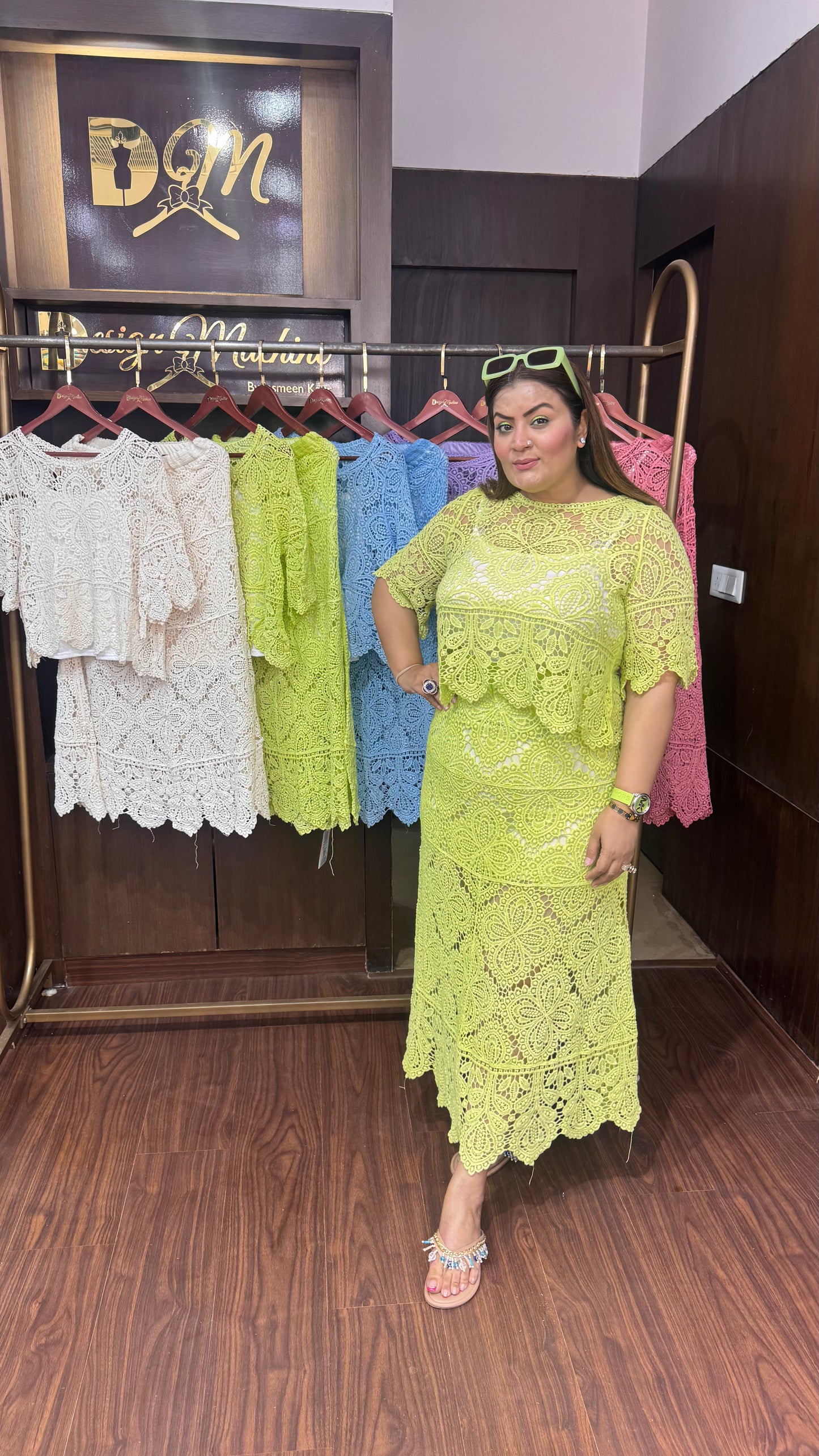 Ruzara (Crosia Fabric Skirt Top)
