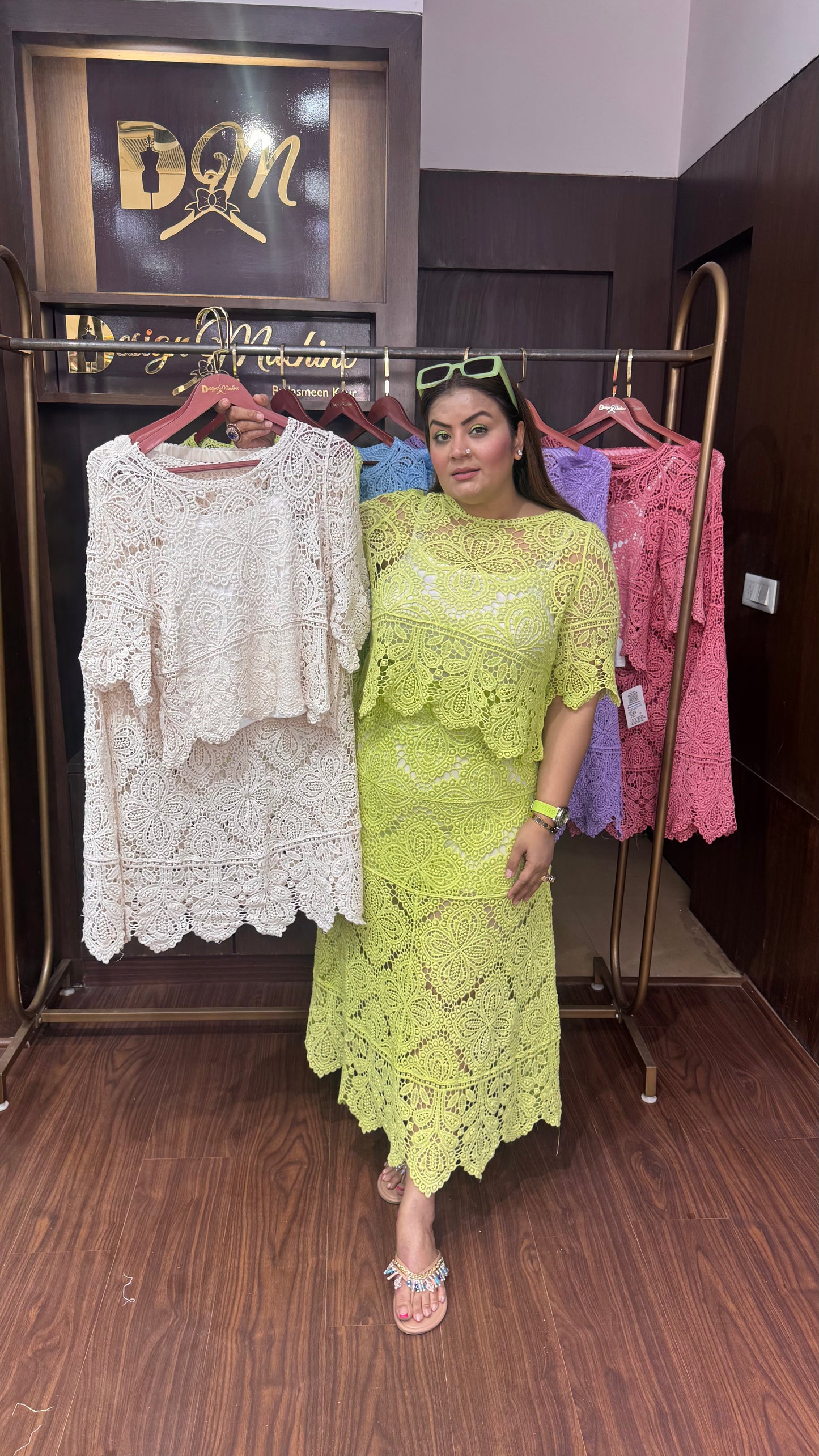 Ruzara (Crosia Fabric Skirt Top)