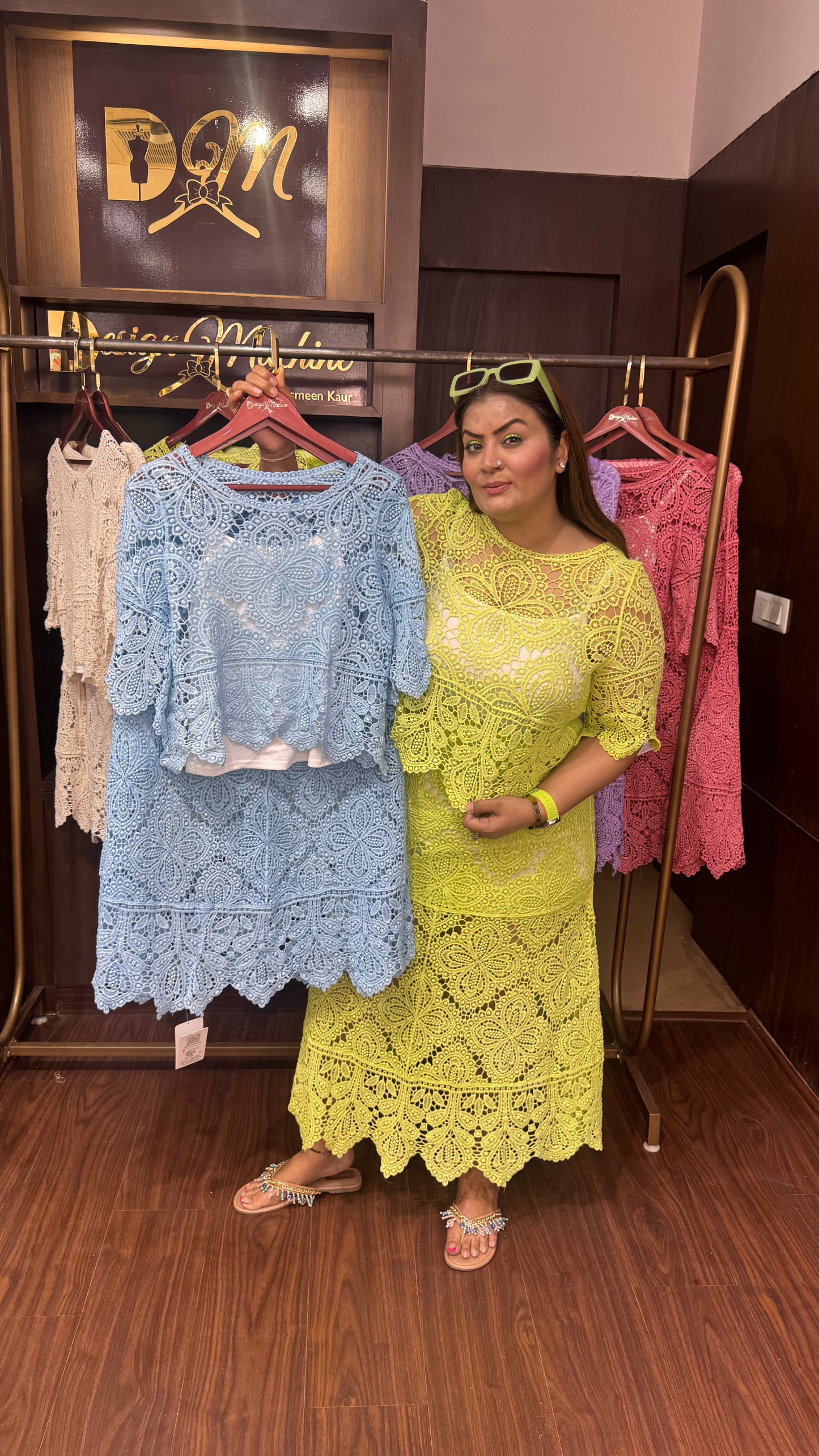 Ruzara (Crosia Fabric Skirt Top)