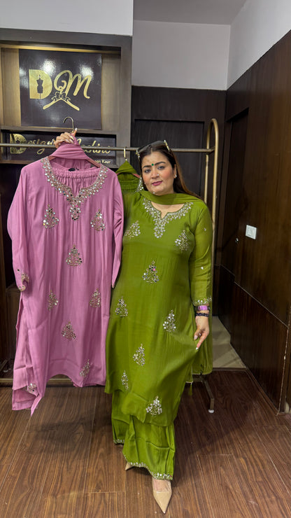 Vihana Chanderi Silk Suit