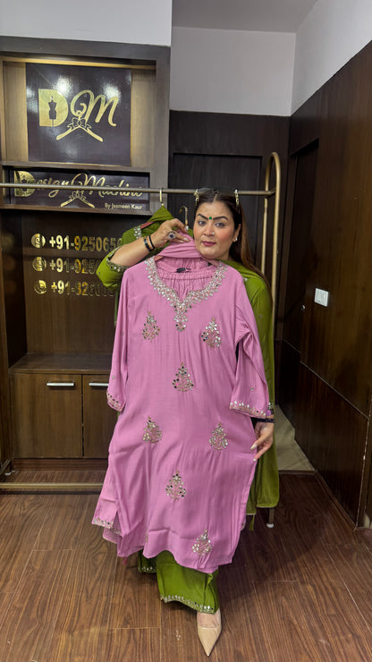 Vihana Chanderi Silk Suit