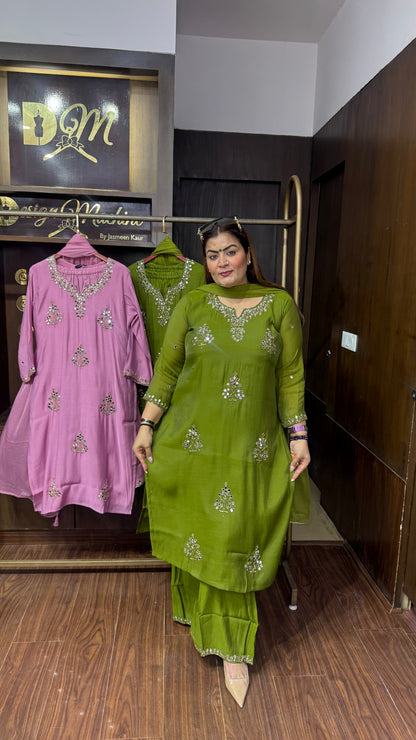 Vihana Chanderi Silk Suit
