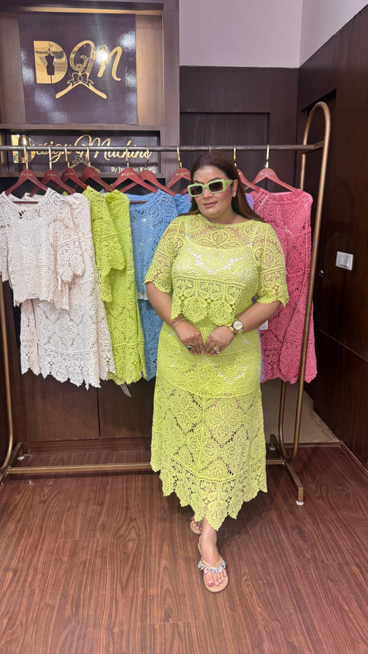 Ruzara (Crosia Fabric Skirt Top)