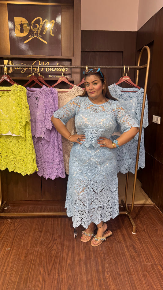 Ruzara (Crosia Fabric Skirt Top)