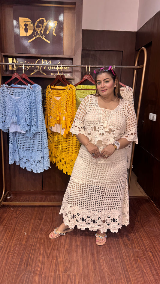 Azmira (Crosia Fabric Skirt Top)