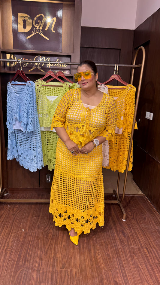 Azmira (Crosia Fabric Skirt Top)