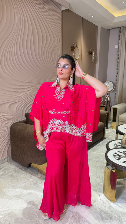 Aarohi Pure Chunon Indo-Western Cordset