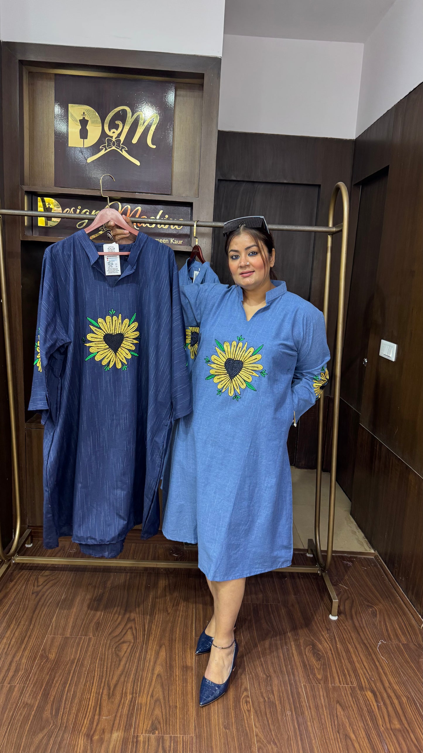 Avni (Denim Dress)