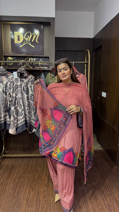 Ruhanika Pure Crepe Suit