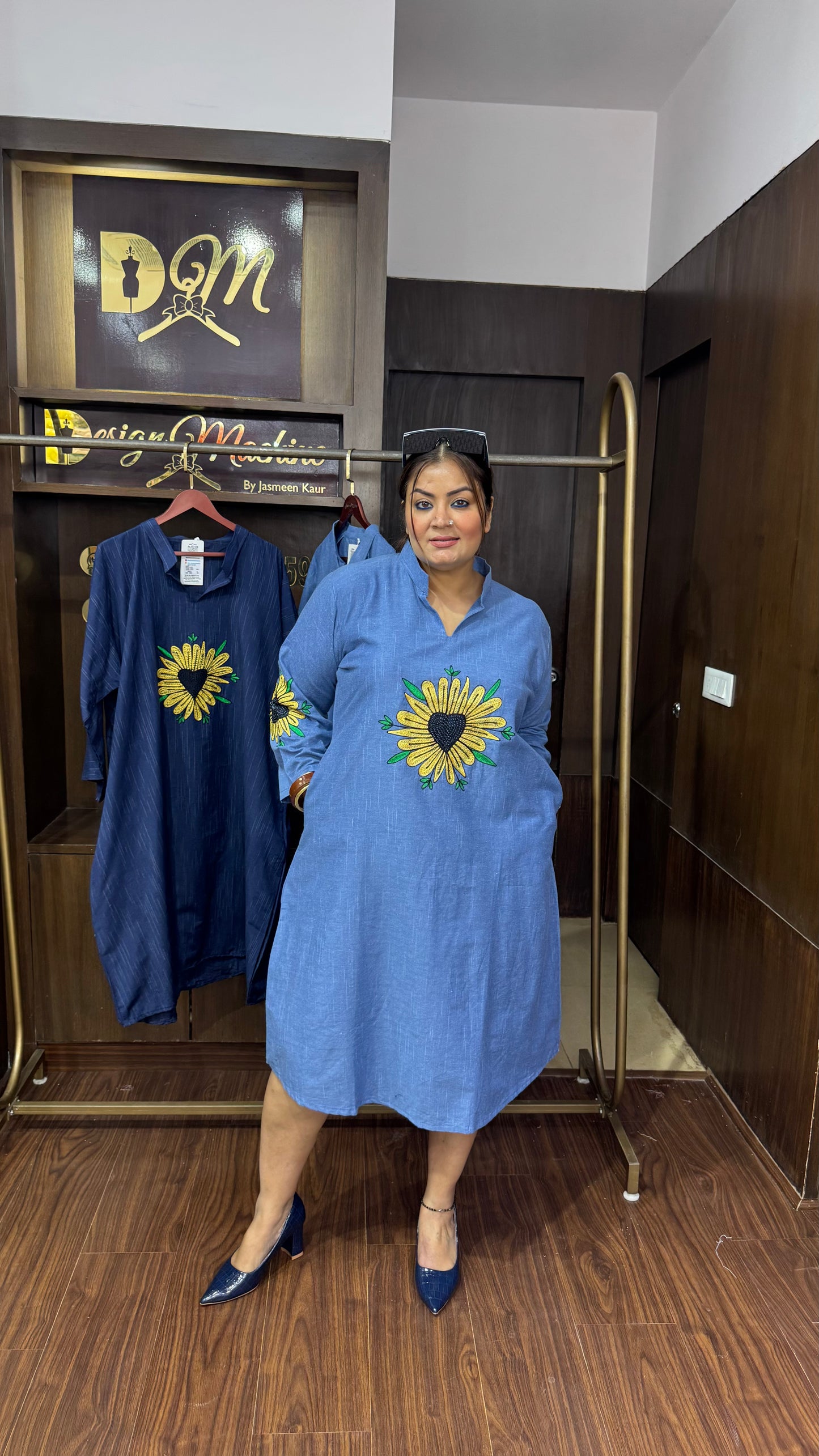 Avni (Denim Dress)