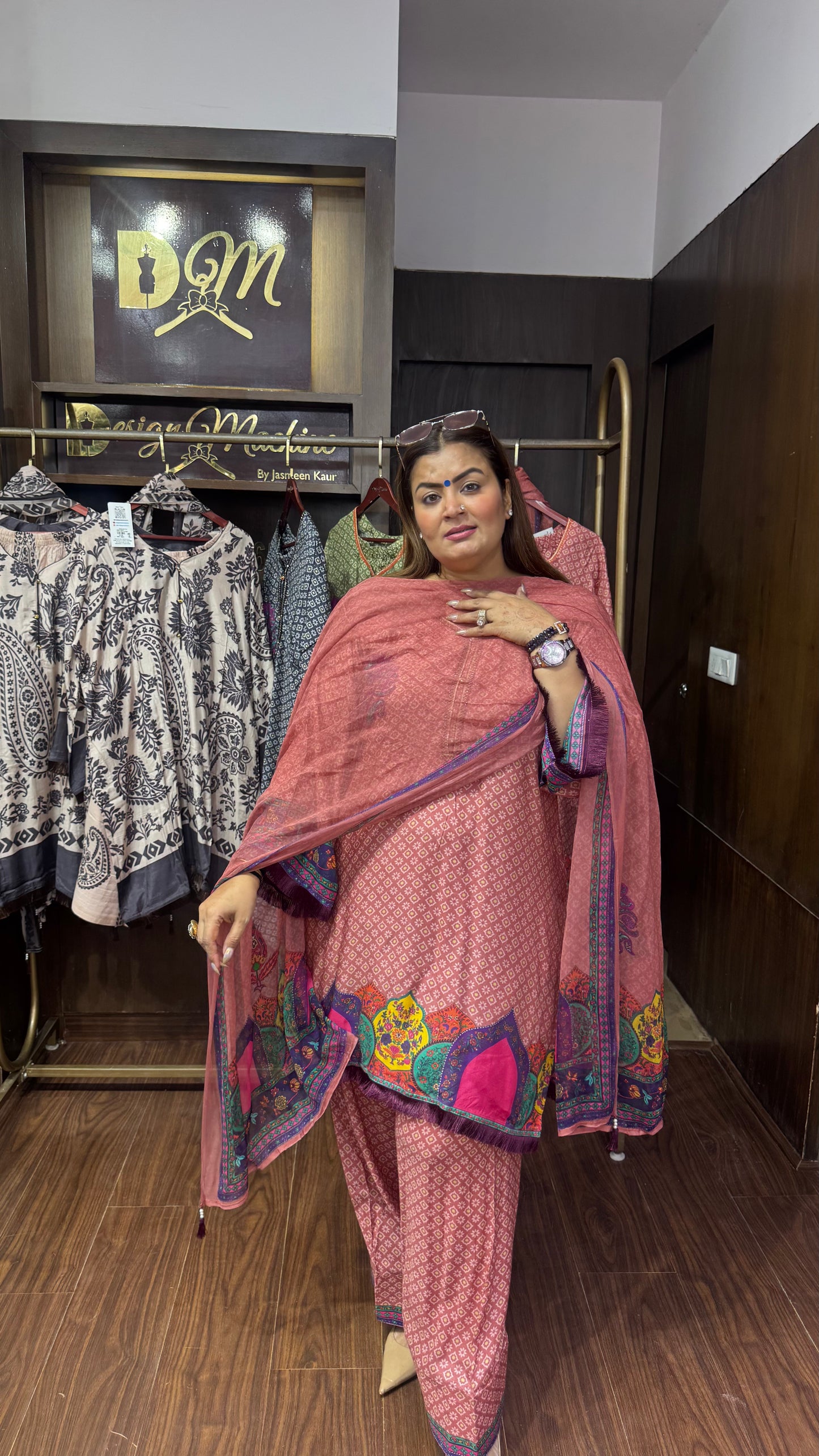 Ruhanika Pure Crepe Suit