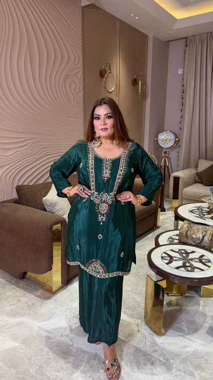 Zehra Pure Crepe Cordset