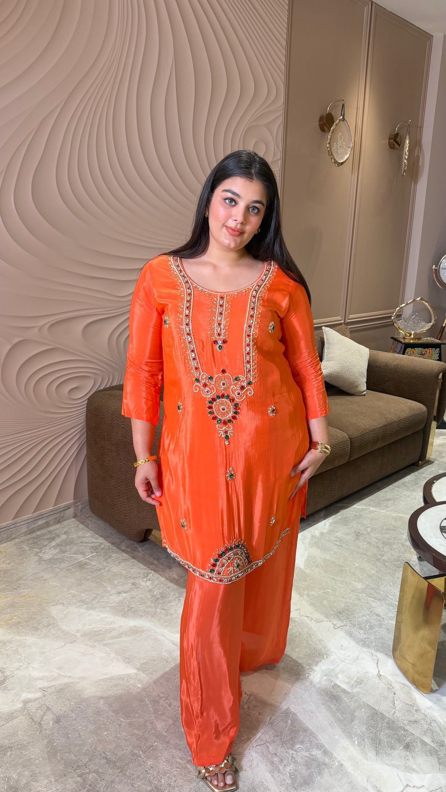 Zehra Pure Crepe Cordset
