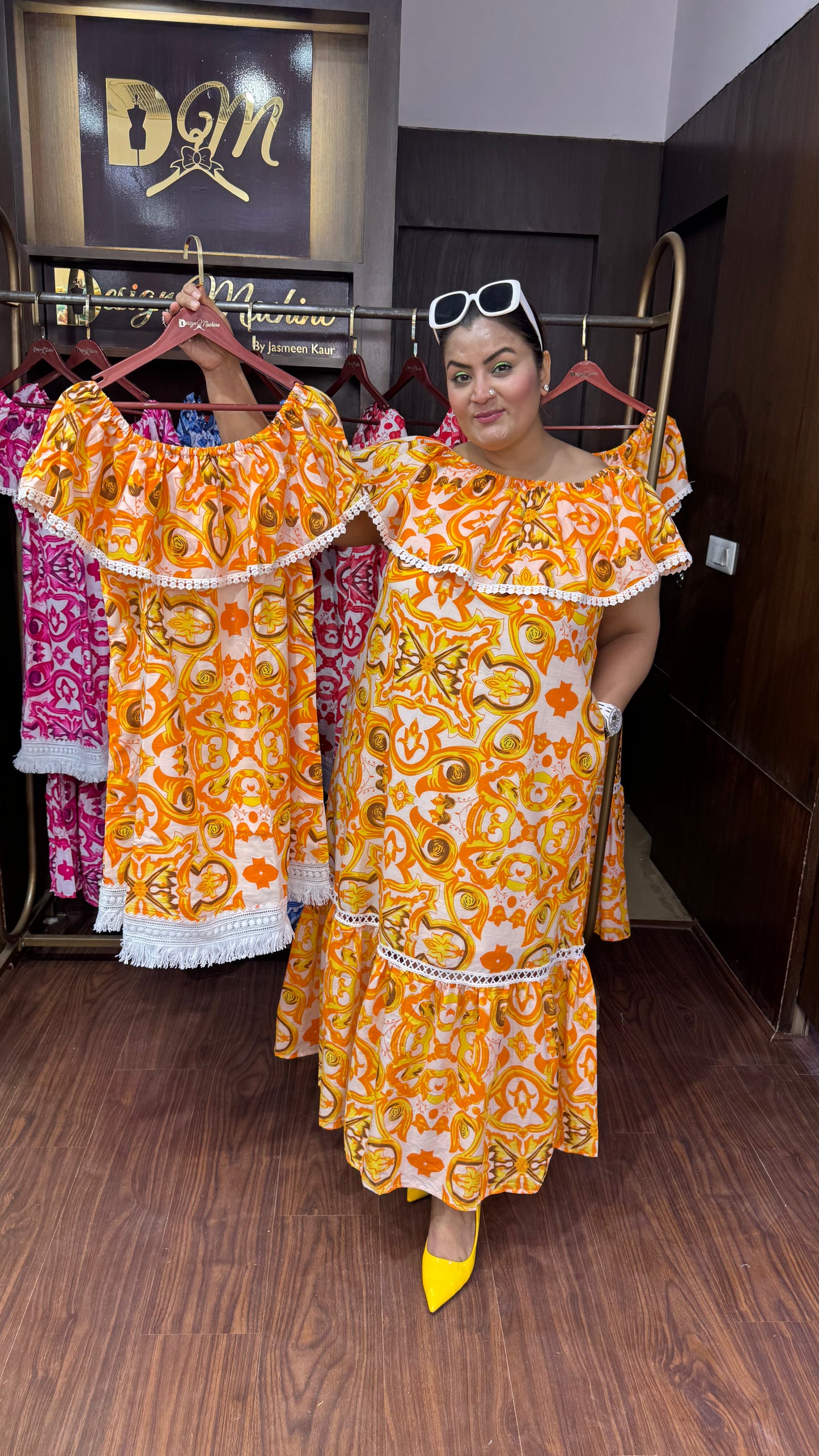 Avzora Cotton Dress