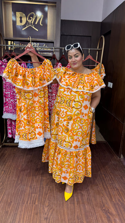 Avzora Cotton Dress