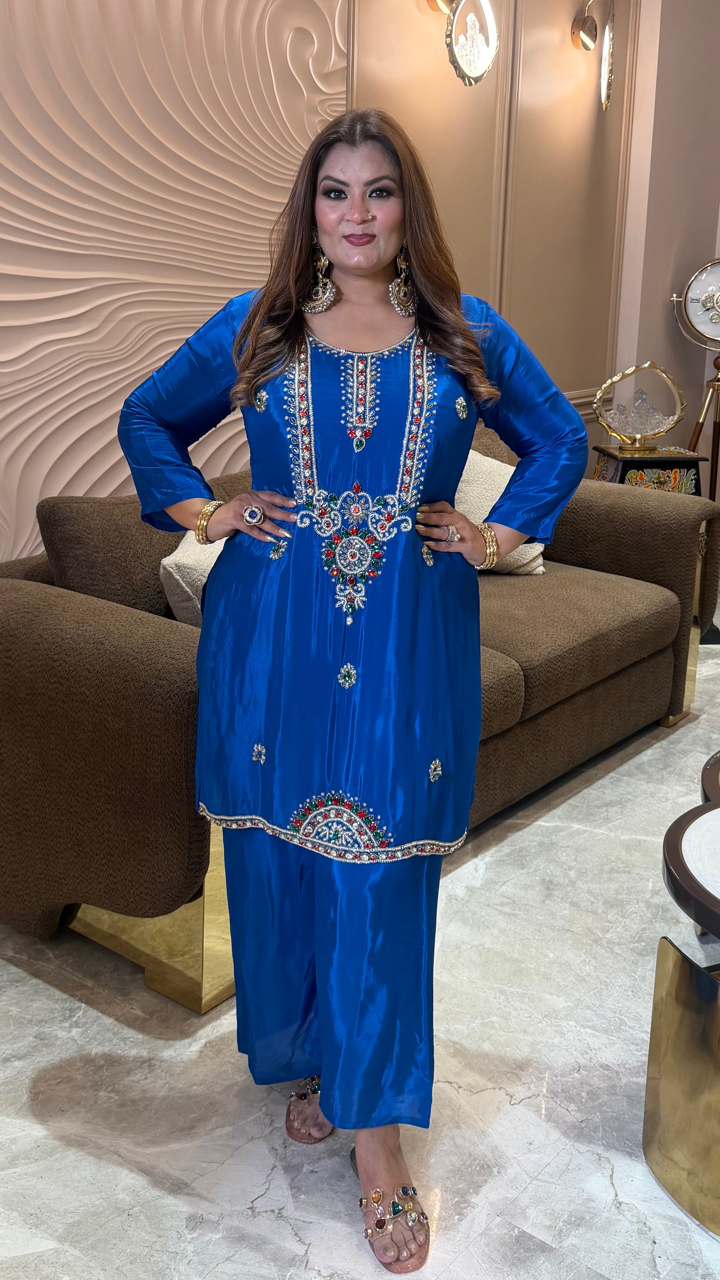 Zehra Pure Crepe Cordset