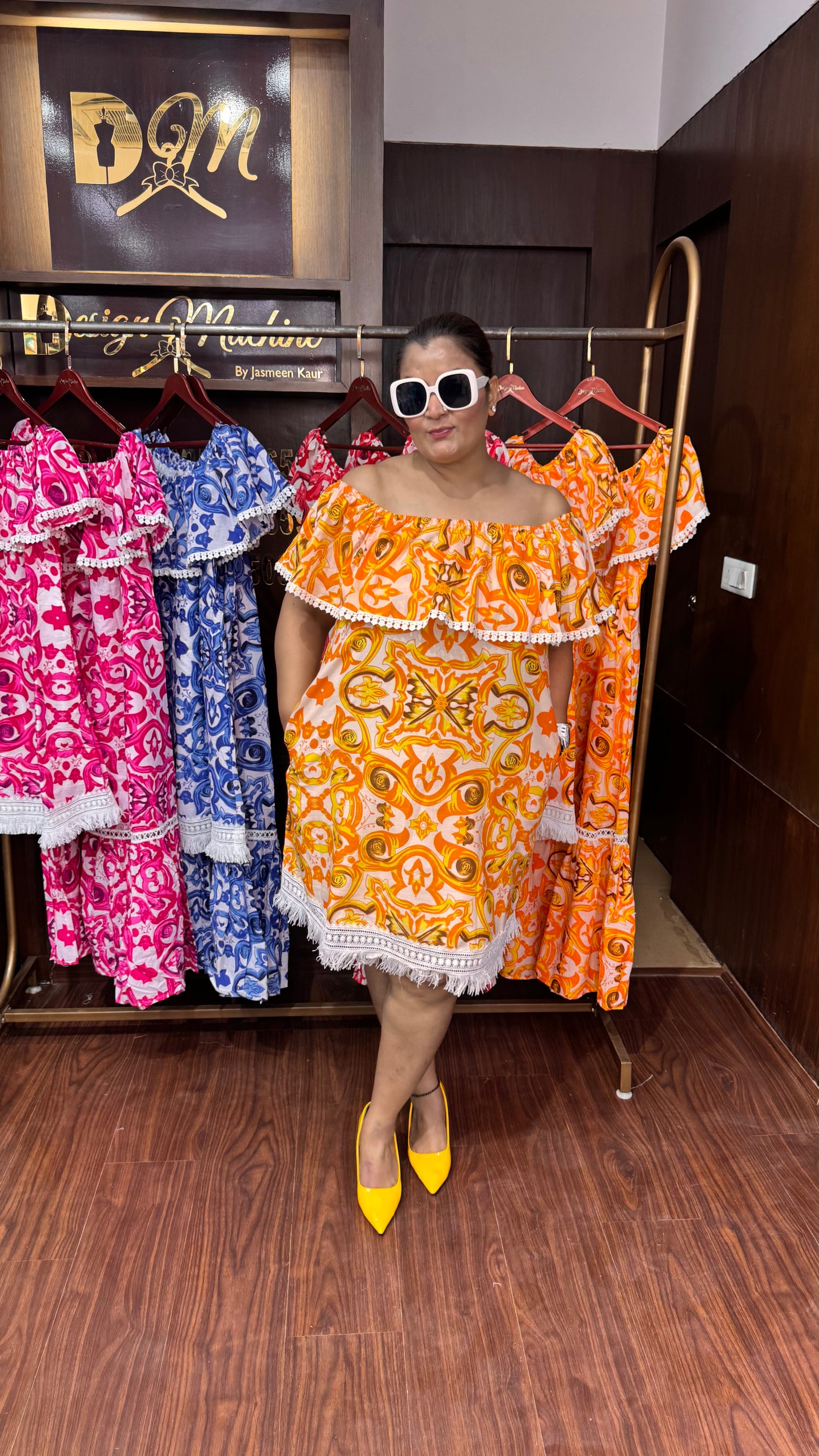 Avzora Cotton Dress