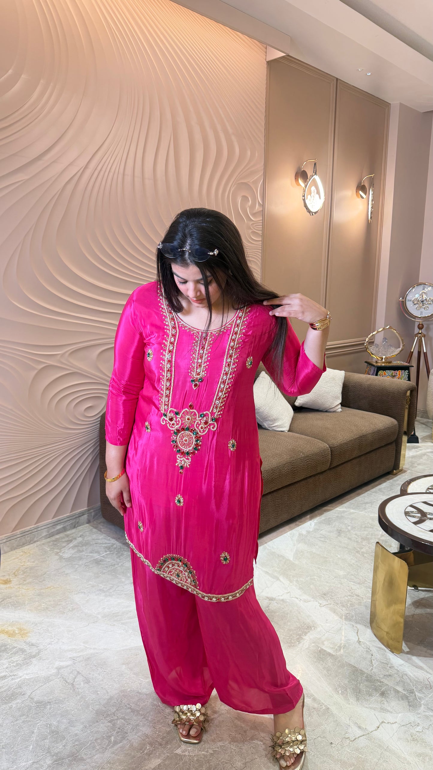 Zehra Pure Crepe Cordset