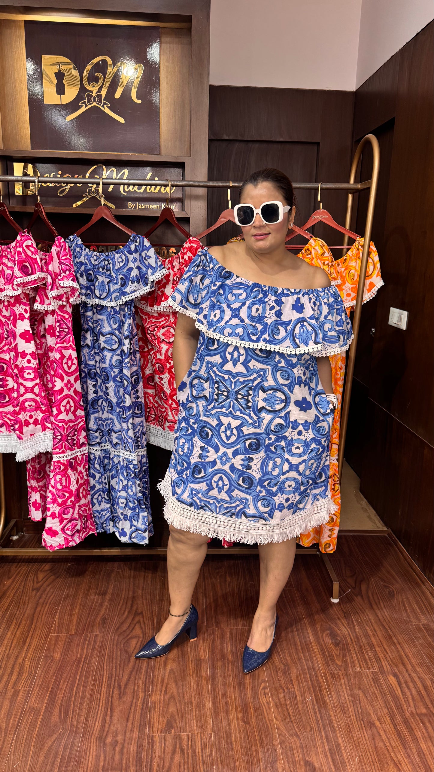 Avzora Cotton Dress
